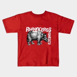 Rhinoceros-Ionescu-2 Kids T-Shirt